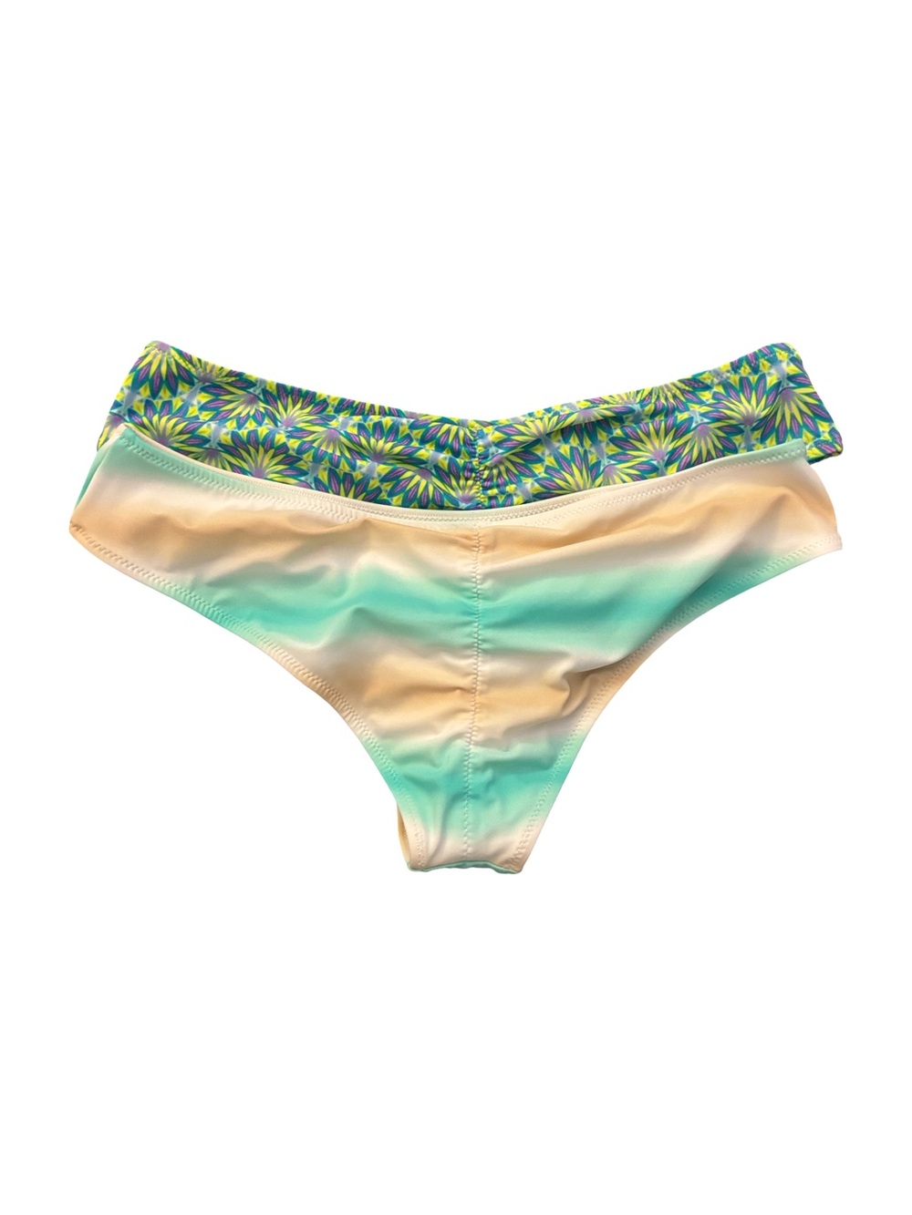 Bundle of 2 Victoria’s Secret swim Rutched cheeky bikini bottoms, Y2K
